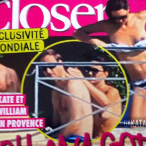 Журнал Closer оштрафован на 2 тысячи евро за фотографии топлесс Кейт Миддлтон