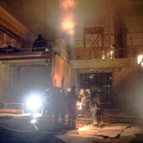 В Петербурге на Механическом заводе тушили серьезный пожар