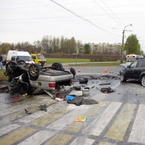 В аварии на шоссе Революции со сгоревшей Audi погибли 3 человека