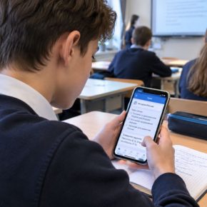 Смартфоны в школах запрещены на уроках официально с 1 сентября