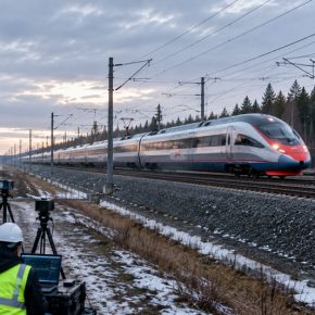 Участок ВСМ для испытаний построили под Тосно в Ленобласти