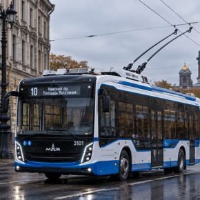 Новые троллейбусы МАЗ появятся в Петербурге